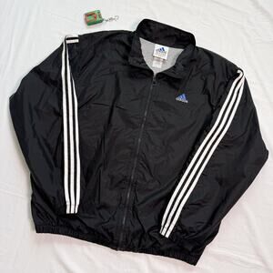 Vintage 90's Adidas Three Stripes Track Jacket - XL
